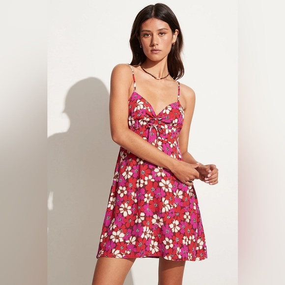 Faithfull The Brand Skyea Mini Dress Li Reni Floral Print - Picture 4 of 9